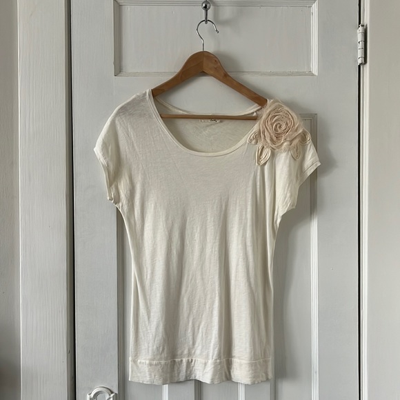 LUSH Shirt with floral embellishment M - Picture 3 of 6